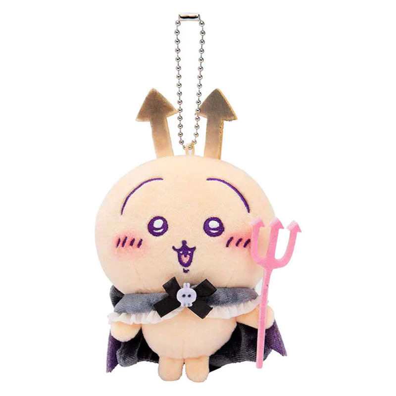 Chiikawa Angel & Devil Plush Keychain Charm – Mini Stuffed Bag Pendant