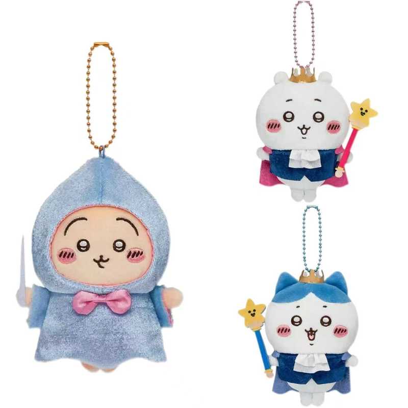 Cute Chiikawa Usagi Hachiware Plush Keychain Doll – Fairy Style Kawaii Plush Pendant Toy