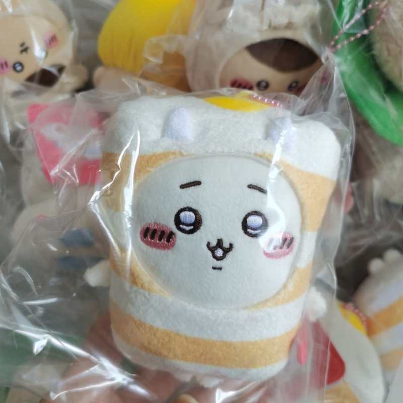 Cute Tea Break Chiikawa Plush Keychain Charm chiikawa/Usagi/Hachiware/Momonga/Rakko/Furuhonya