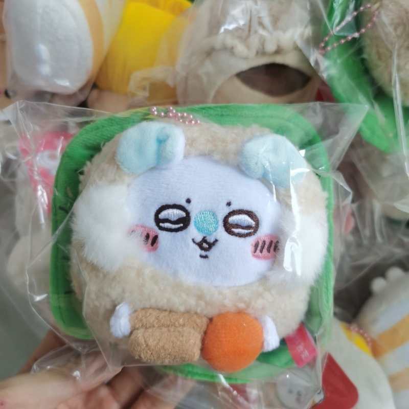 Cute Tea Break Chiikawa Plush Keychain Charm chiikawa/Usagi/Hachiware/Momonga/Rakko/Furuhonya