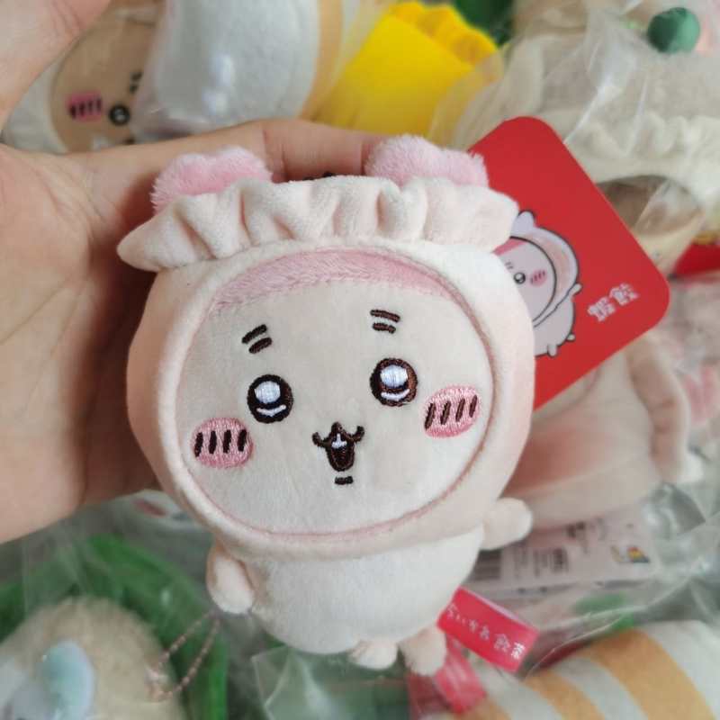 Cute Tea Break Chiikawa Plush Keychain Charm chiikawa/Usagi/Hachiware/Momonga/Rakko/Furuhonya