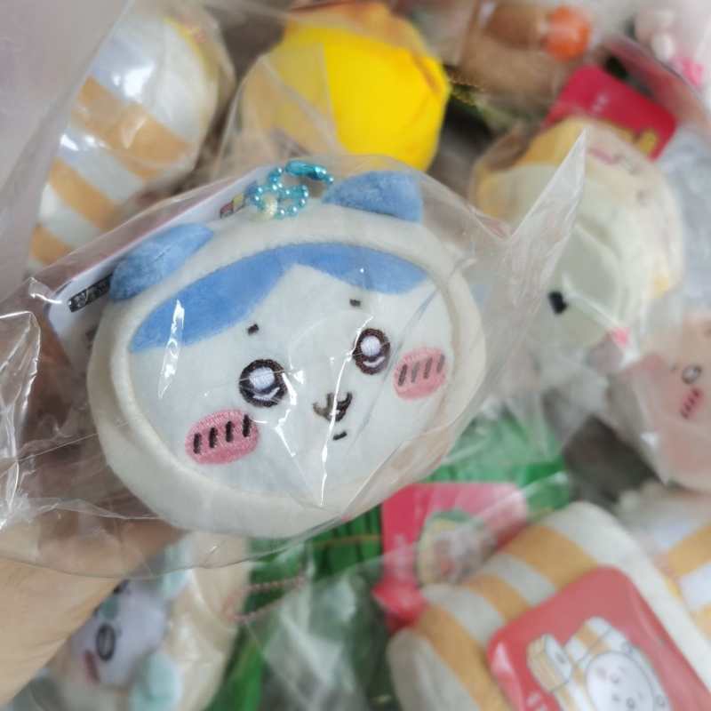 Cute Tea Break Chiikawa Plush Keychain Charm chiikawa/Usagi/Hachiware/Momonga/Rakko/Furuhonya