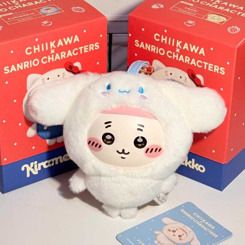 Pre-Order | Chiikawa × Sanrio Vinyl Doll Blind Box – Cute Collectible Figure Series