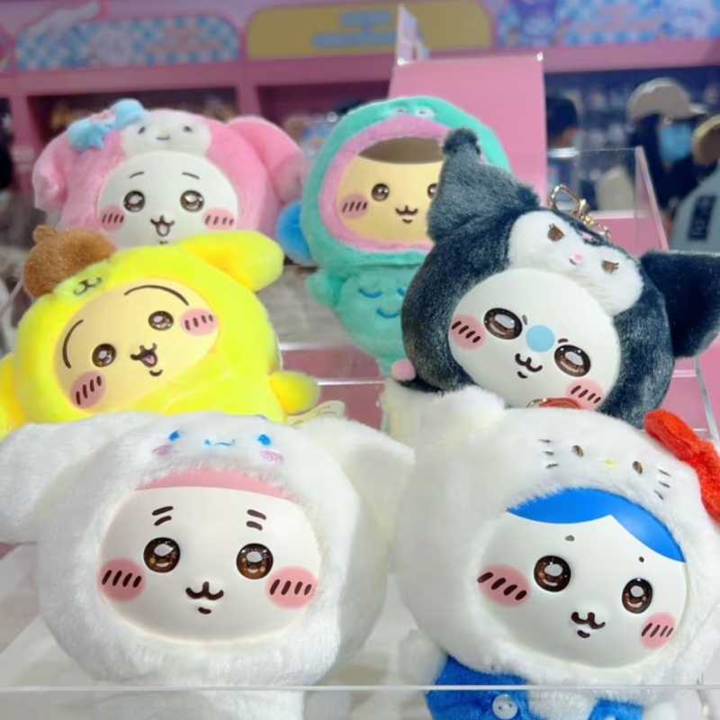 Pre-Order | Chiikawa × Sanrio Vinyl Doll Blind Box – Cute Collectible Figure Series