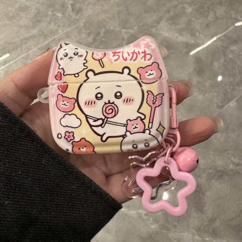 Pink Chiikawa Airpods Pro2/Airpods3 Protector Case