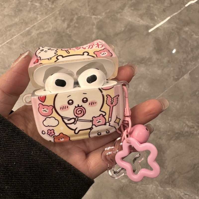 Pink Chiikawa Airpods Pro2/Airpods3 Protector Case