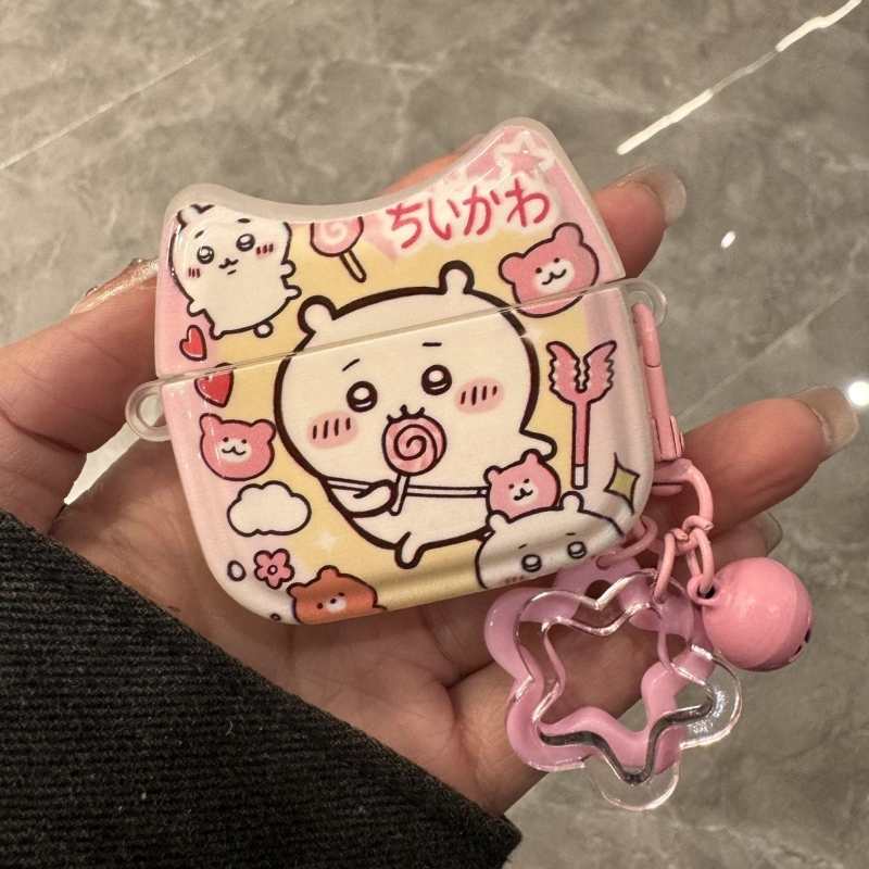 Pink Chiikawa Airpods Pro2/Airpods3 Protector Case