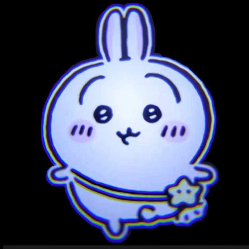 Cute Chiikawa & Usagi Wireless Car Door Projector Light (Upgraded) – LED Welcome Logo Shadow Puddle Lamp