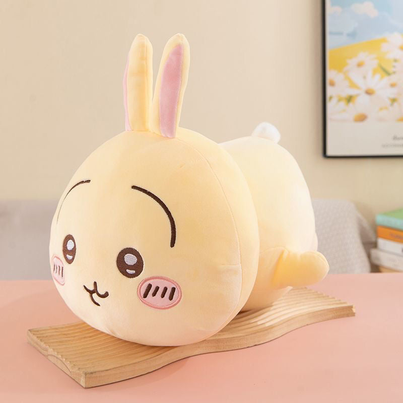 Lying Down Chiikawa Usagi Hachiware Plush Toy Pillow