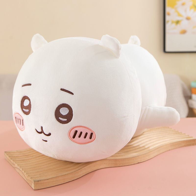 Lying Down Chiikawa Usagi Hachiware Plush Toy Pillow