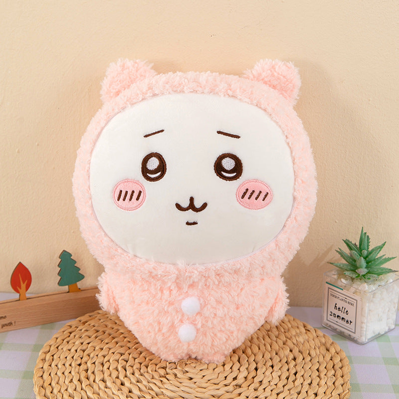 Peluche de fiesta de pijamas de Chiikawa – Usagi, Hachiware, Chiikawa – 20/30/40/50/60 cm 