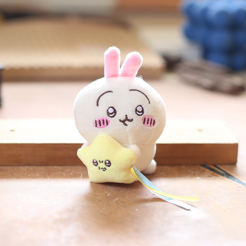 ちいかわハチワレうさぎぬいぐるみキーホルダー