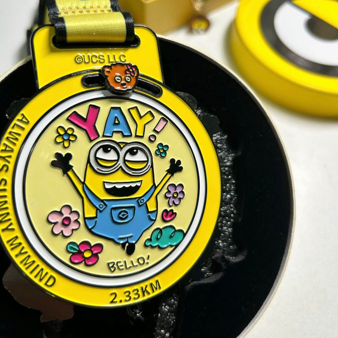 2025 New【Official In Stock】Double-Side KeepBello Minion Medal - Adorable Keep Hello Big-Eyed Minion