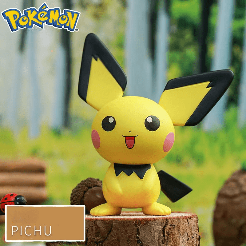 Pokémon Gen 4 Pikachu & Mimikyu Desktop and Car Decor Blind Box Raichu Collectible Toy