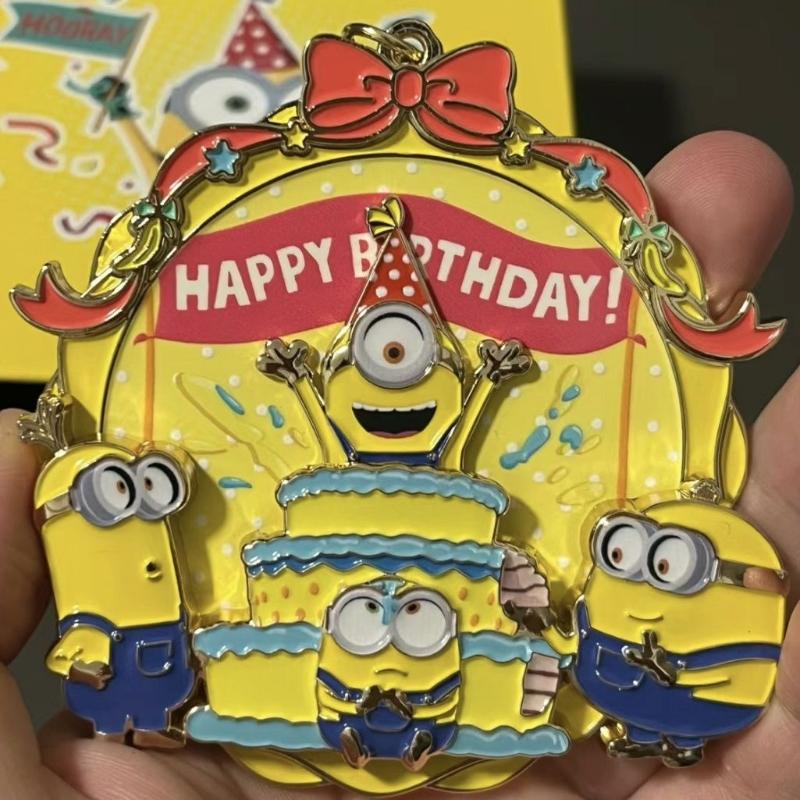 Recordable Keep Minions Medal with Music Happy-Birthday Song