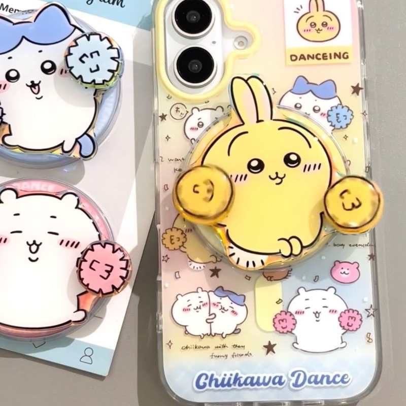 iPhone 16/15/14/13/12用 回転式ハチワレマグネット式iPhoneケース