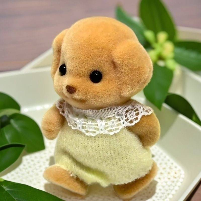 Cute Mini Sylvanian Families Poodle Figure Toy