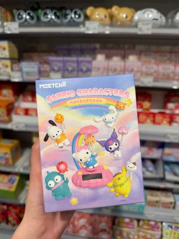 Authentic Sanrio Balloon Adventure Series Light-Up Blind Box – Trendy Collectible Desktop Toy Figurines