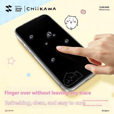 Chiikawax x SmartDevil Collaboration Official | CHIIKAWA Anti-Spy Privacy Screen Protector, Privacy Protection Film for Smartphones